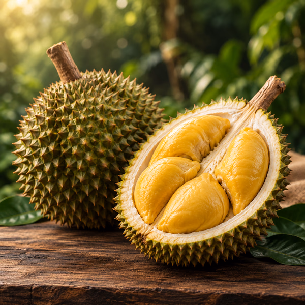 Durian Musang King belah